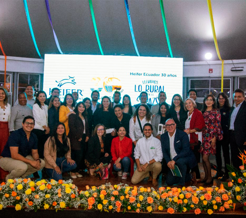 Fundación Heifer Ecuador celebró sus 30 años de trabajo con el sector rural