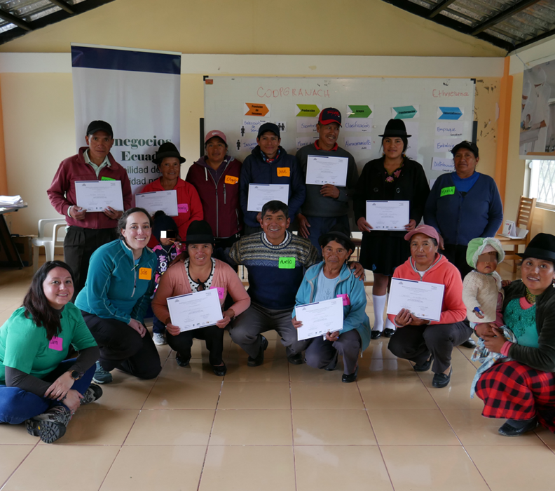 Taller de género dirigido a productores de chocho de Sigchos – Cotopaxi